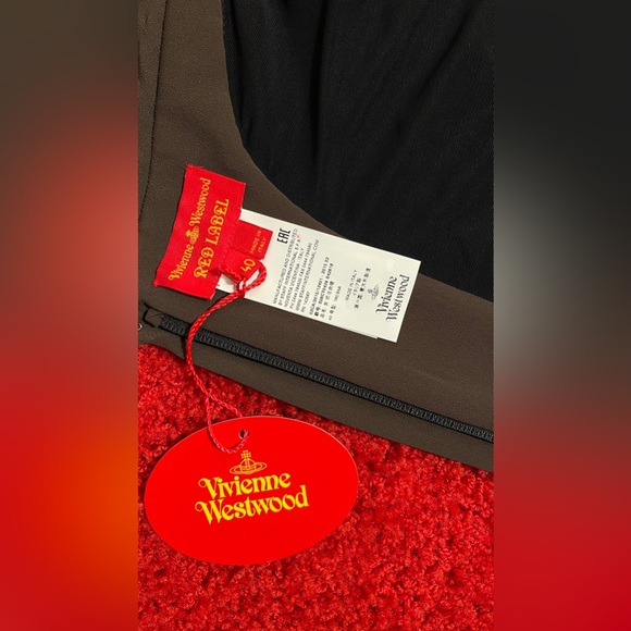 Vivienne Westwood VINTAGE BRAND NEW AW16 COCOTTE CORSET DRESS Brown IT40 - Picture 14 of 17